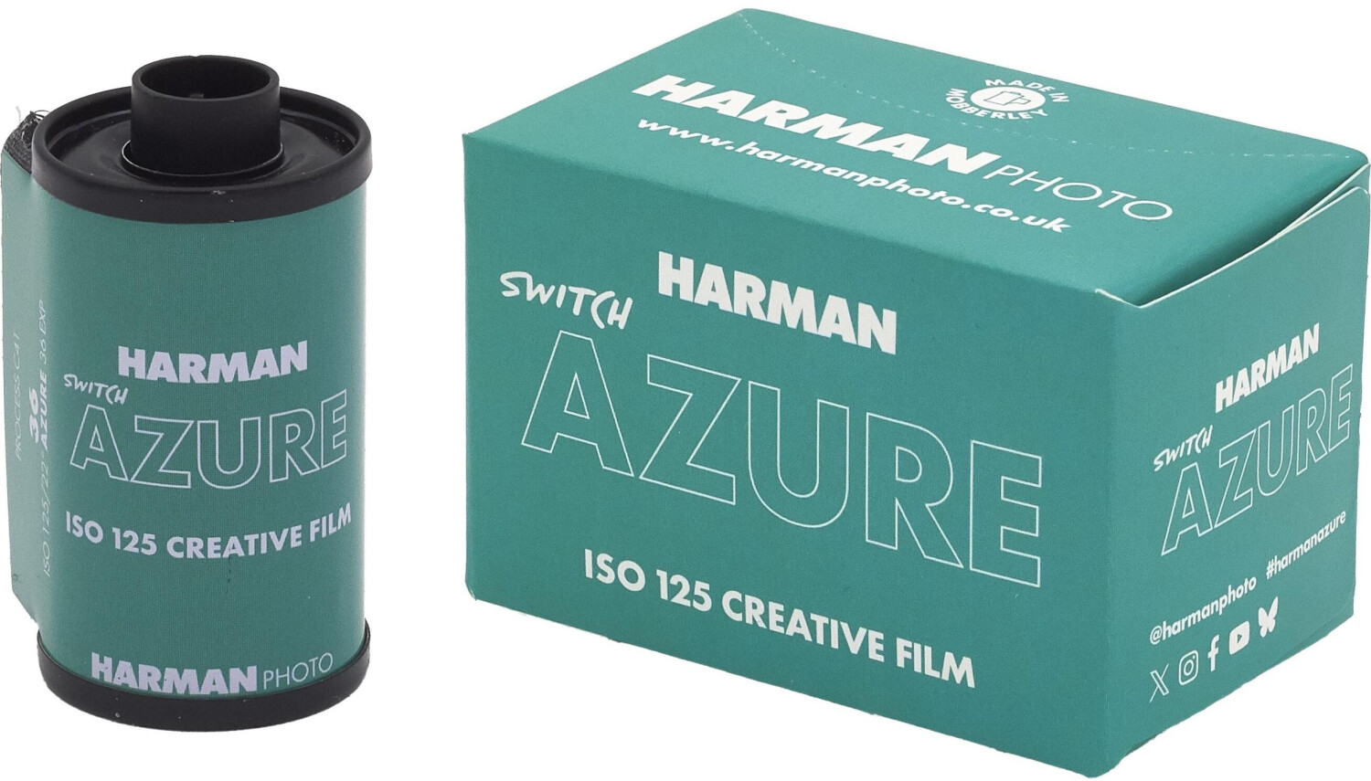 HARMAN Switch Azure ISO 125 135/36 – kreativer 35mm Farbnegativfilm