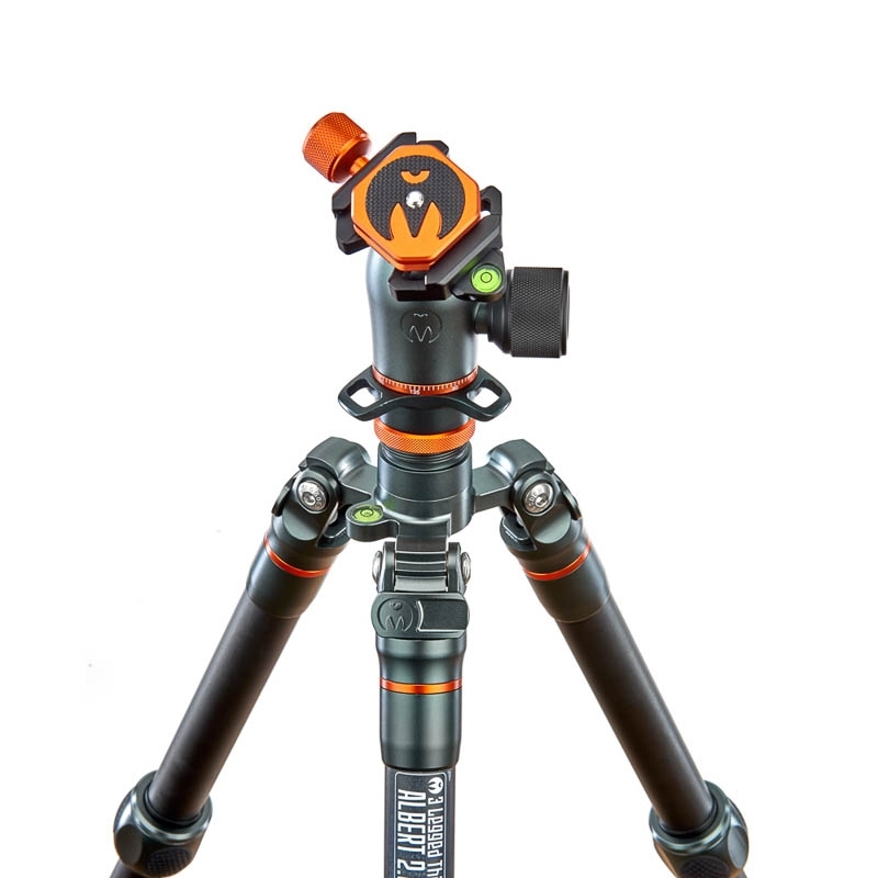 3 Legged Thing Pro 2.0 Albert Carbon Tripod + AirHed Pro Grey