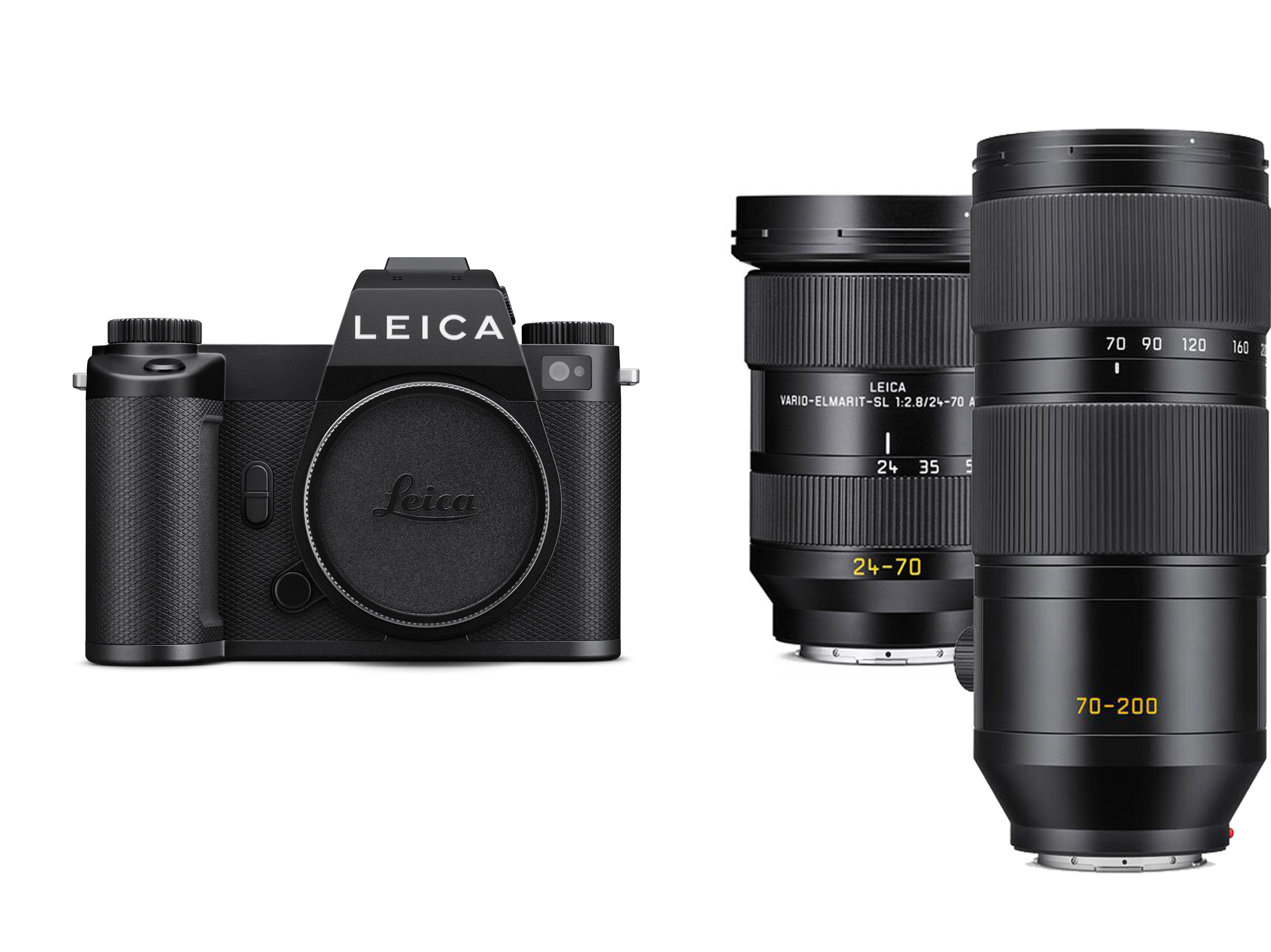 Leica SL3-P Kit inkl. SL 24-70/2.8 ASPH. +SL 1:2,8/70-200 ASPH (inkl. gratis BP-SCL6 Ersatzakku)