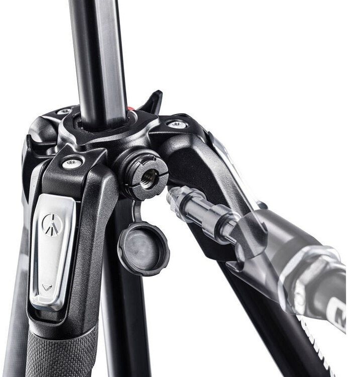 Manfrotto MK190X3-2W Aluminium-Stativ mit XPRO Fluid-2-Wege-Neiger (K)