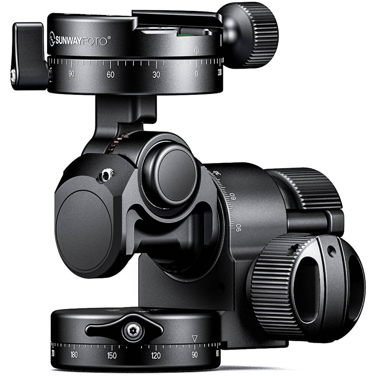 Sunway GH-PRO II 3-Wege-Stativkopf mit Getriebe