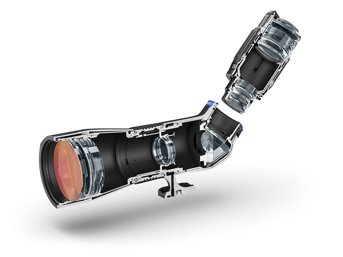 ZEISS Conquest Apia 65 inkl. Okular 20-50x65 + ZEISS Digiscoping Adapterset