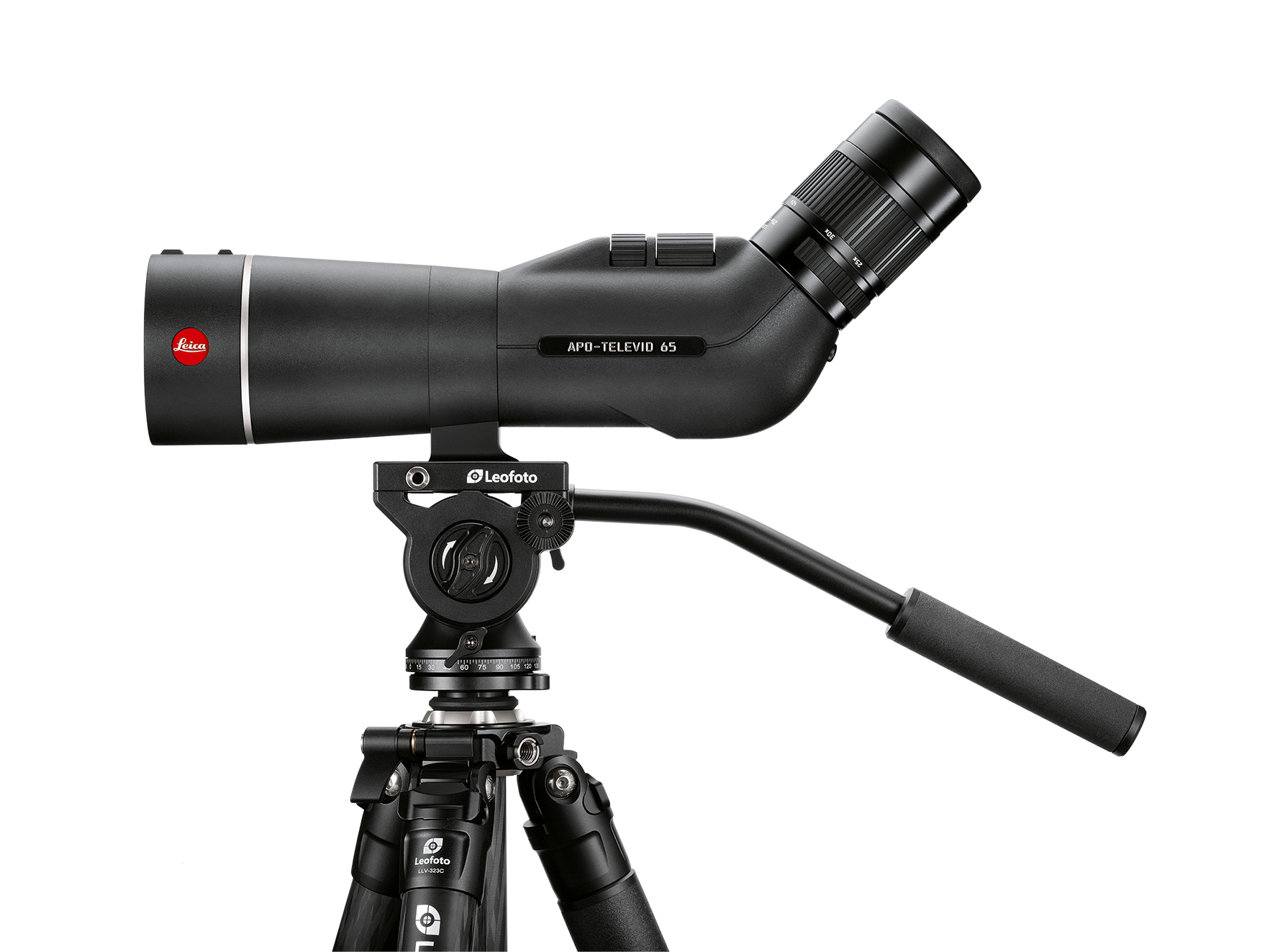 Leica APO-Televid 65 Set inkl. 25-50 Okular ASPH. (Neuheit) Travel-Kit inkl. Leica Tasche & Benro Stativ TTOR34CLVS4PRO
