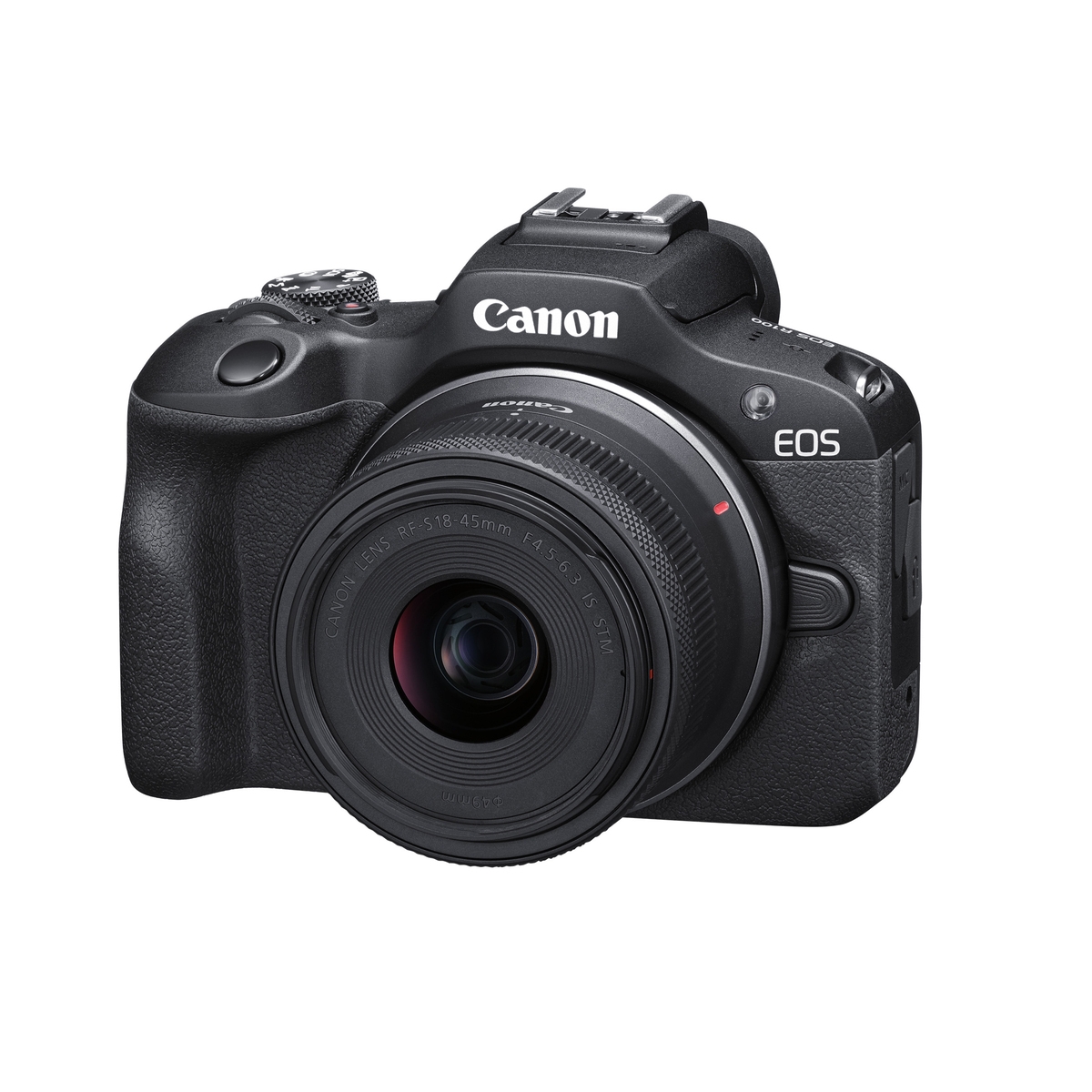 Canon EOS R100 schwarz mit RF-S 18-45mm IS STM + RF-S 55-210mm f/5-7.1 IS STM