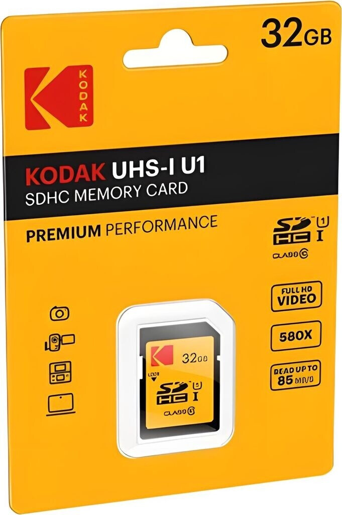Kodak 32 GB SDHC Speicherkarte Class 10 UHS-I U1