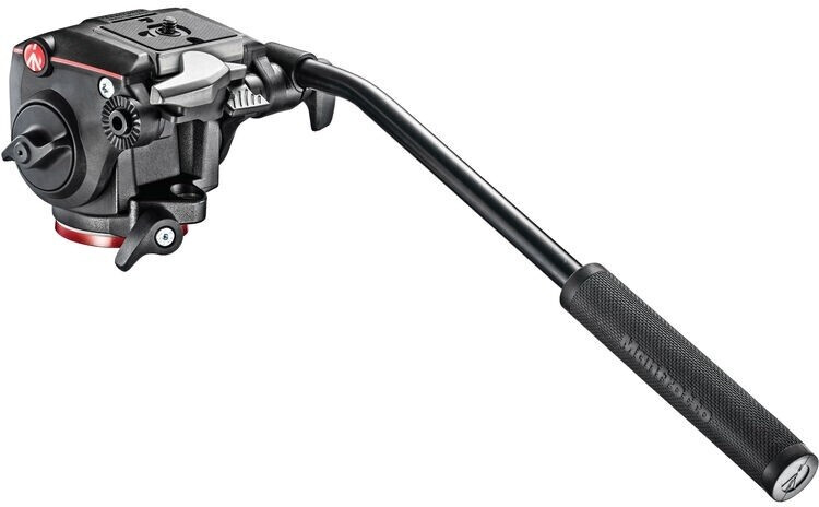 Manfrotto MK190X3-2W Aluminium-Stativ mit XPRO Fluid-2-Wege-Neiger (K)
