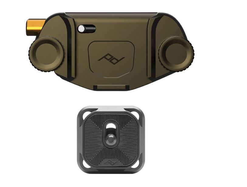 Peak Design Capture Clip v3 inkl. Standard Plate - Kelp