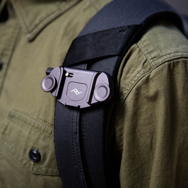 Peak Design Capture Clip v3 Black - Kameraclip zum Tragen von DSLR-/DSLM-Kameras an Gurten oder Gürteln