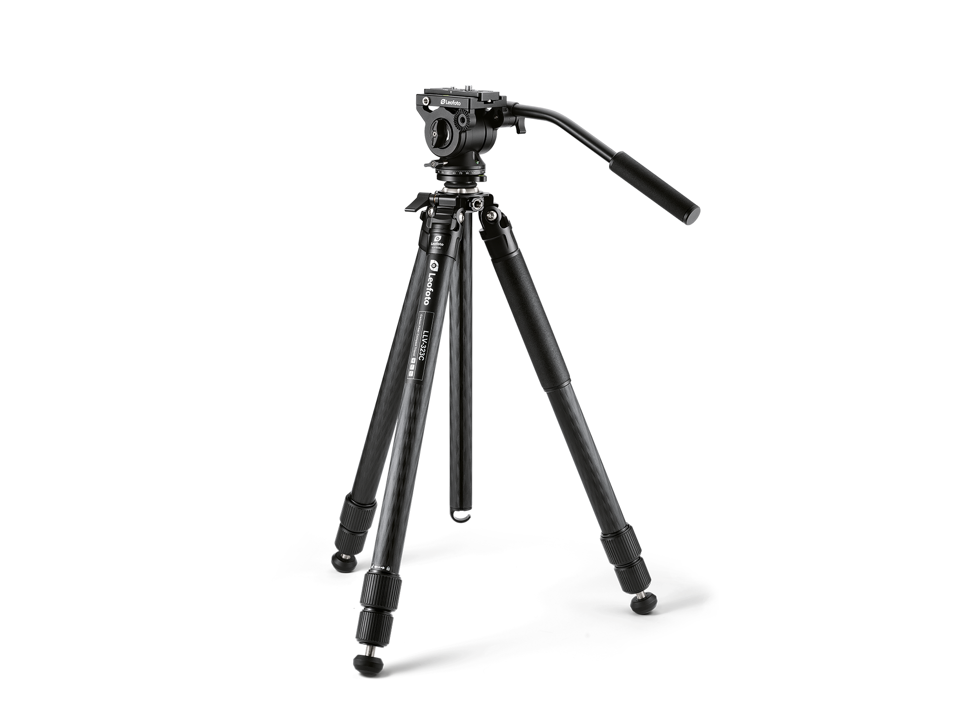Carbon-Dreibeinstativ LVM-323C+BV-10 Manba LVM