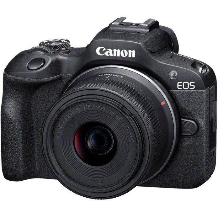 Canon EOS R100 mit RF-S 18-45 mm IS STM