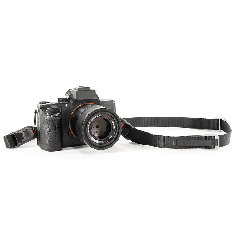 Peak Design Leash Black - Multifunktionaler Kameragurt für spiegellose Systemkameras, Einsteiger-DSLRs etc.