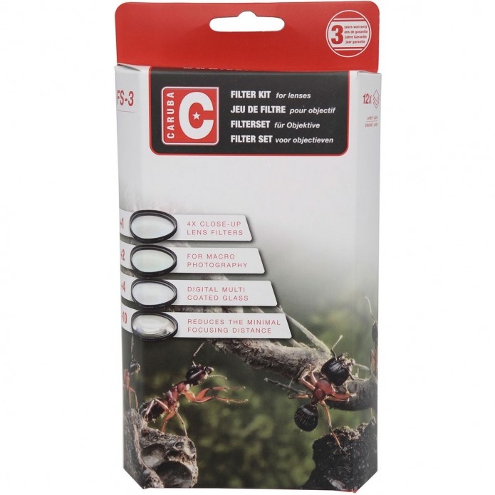 Caruba Close-Up Filter Kit 49 mm (+1, +2, +4, +10)