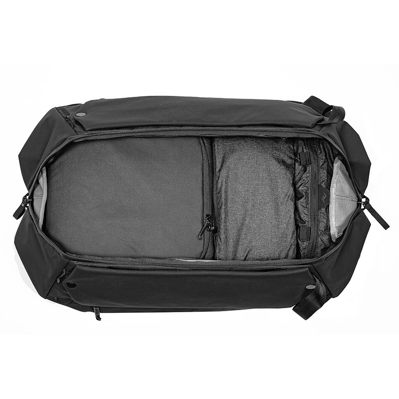 Peak Design Travel Duffelpack Bag 65L Reisetasche mit Rucksackgurten - Black (Schwarz)