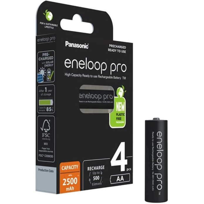 Panasonic eneloop pro AA 2500 mAh 4er Pack