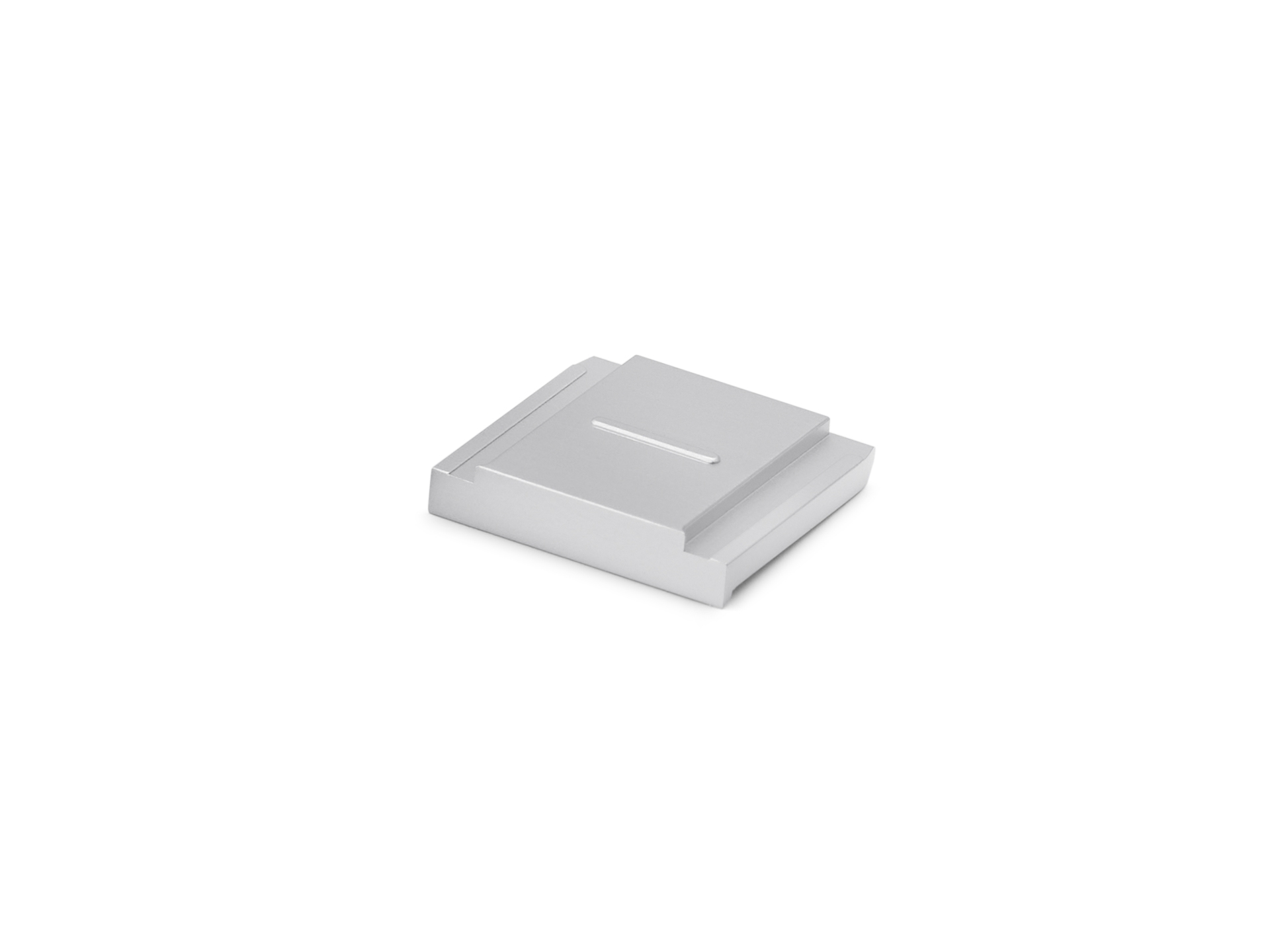 Leica Hotshoe Cover, Aluminium, silbern eloxiert