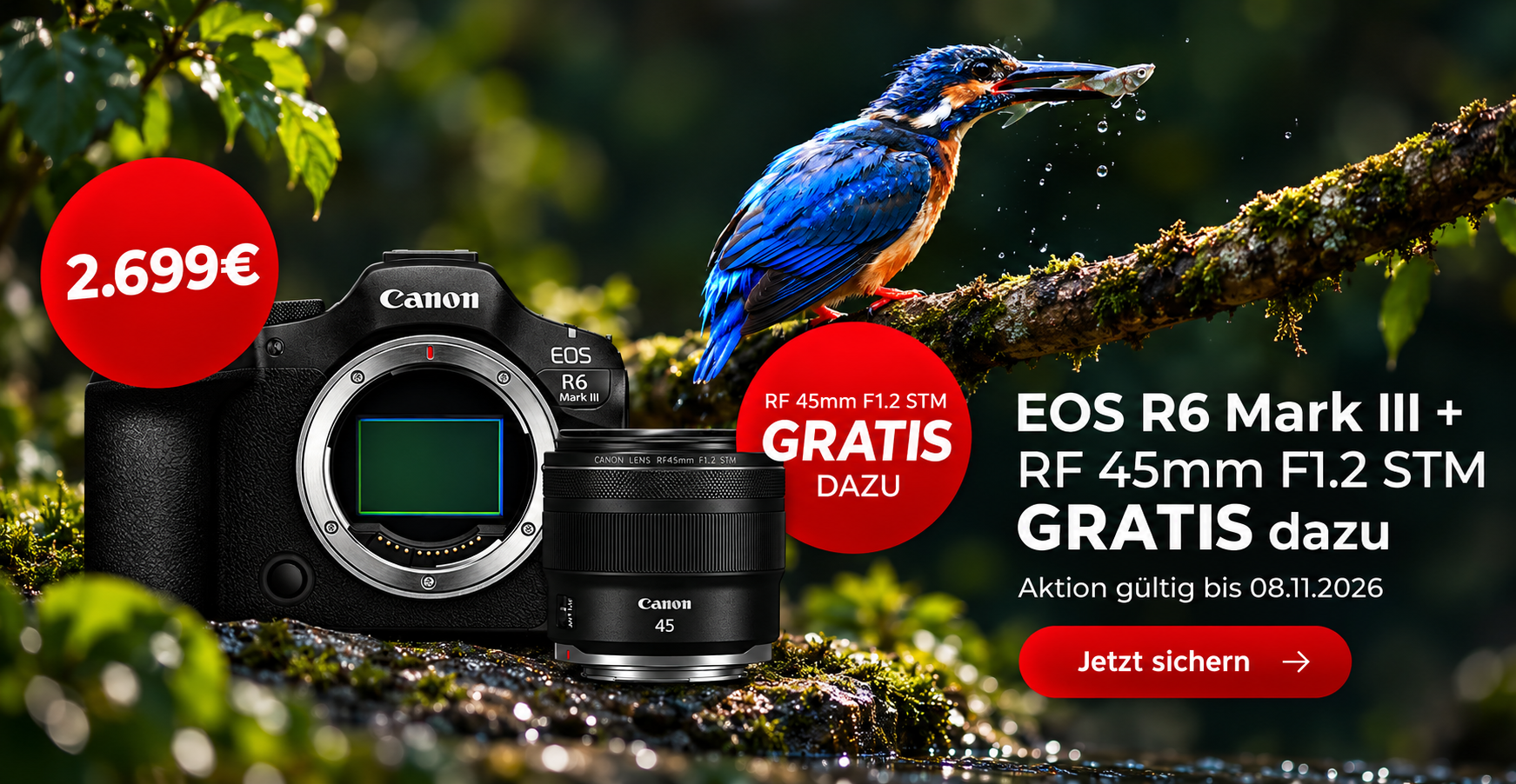 Canon EOS R6 Mark III – Jetzt im Set sichern!