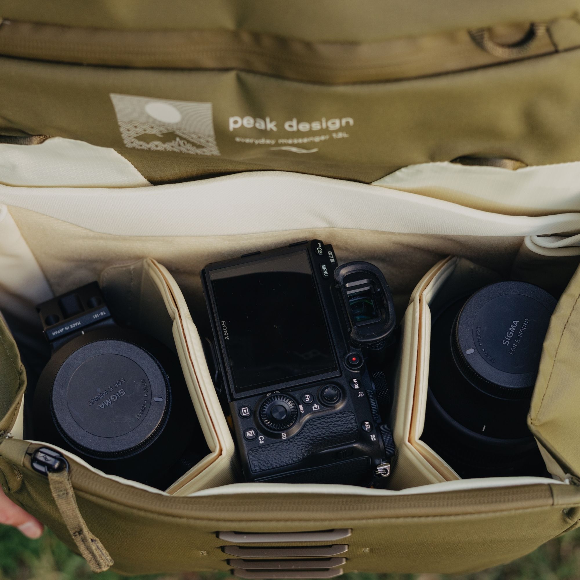 Peak Design Everyday Messenger 13 Liter - Kelp