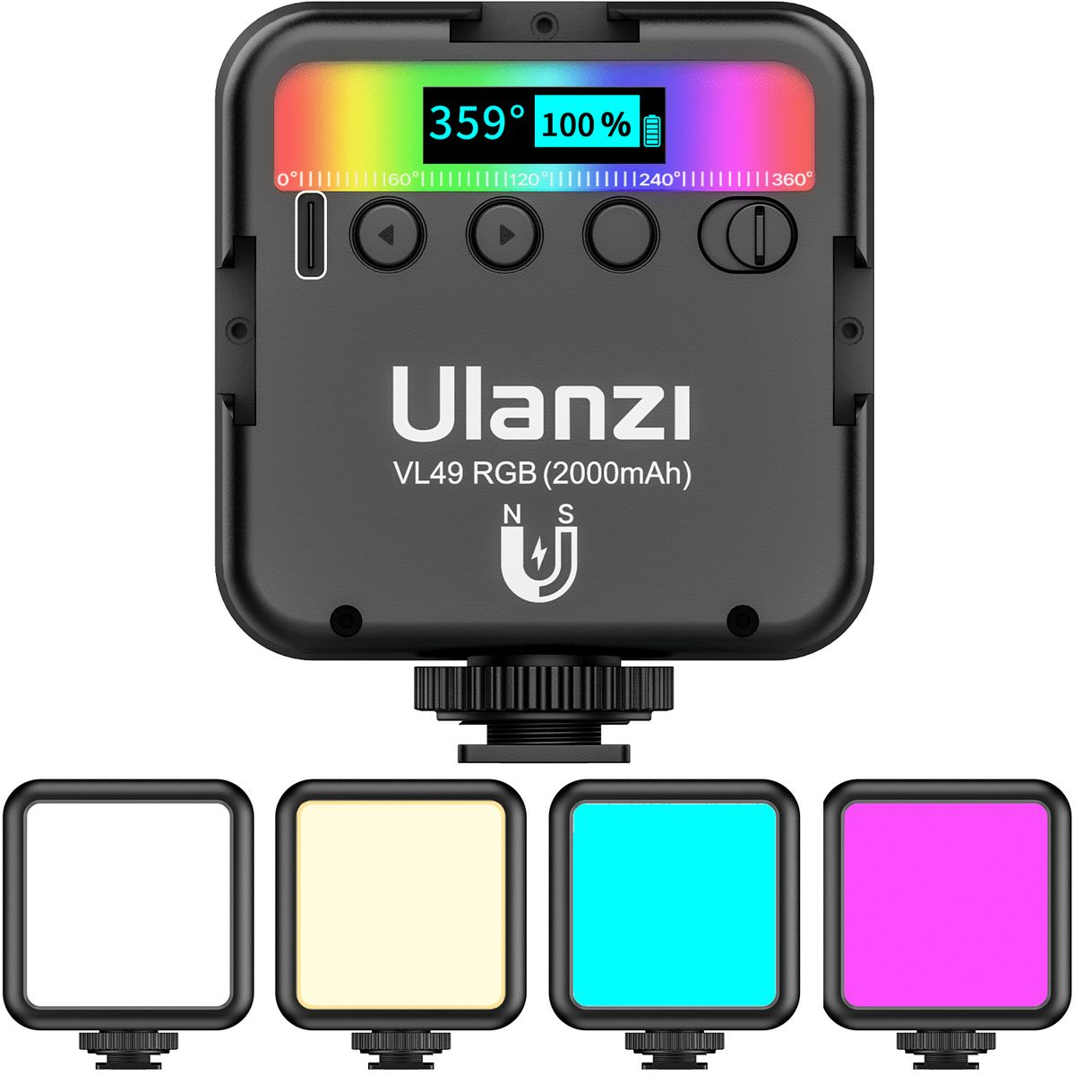 Ulanzi VL49 RGB Multi Colour LED-Video Ligh