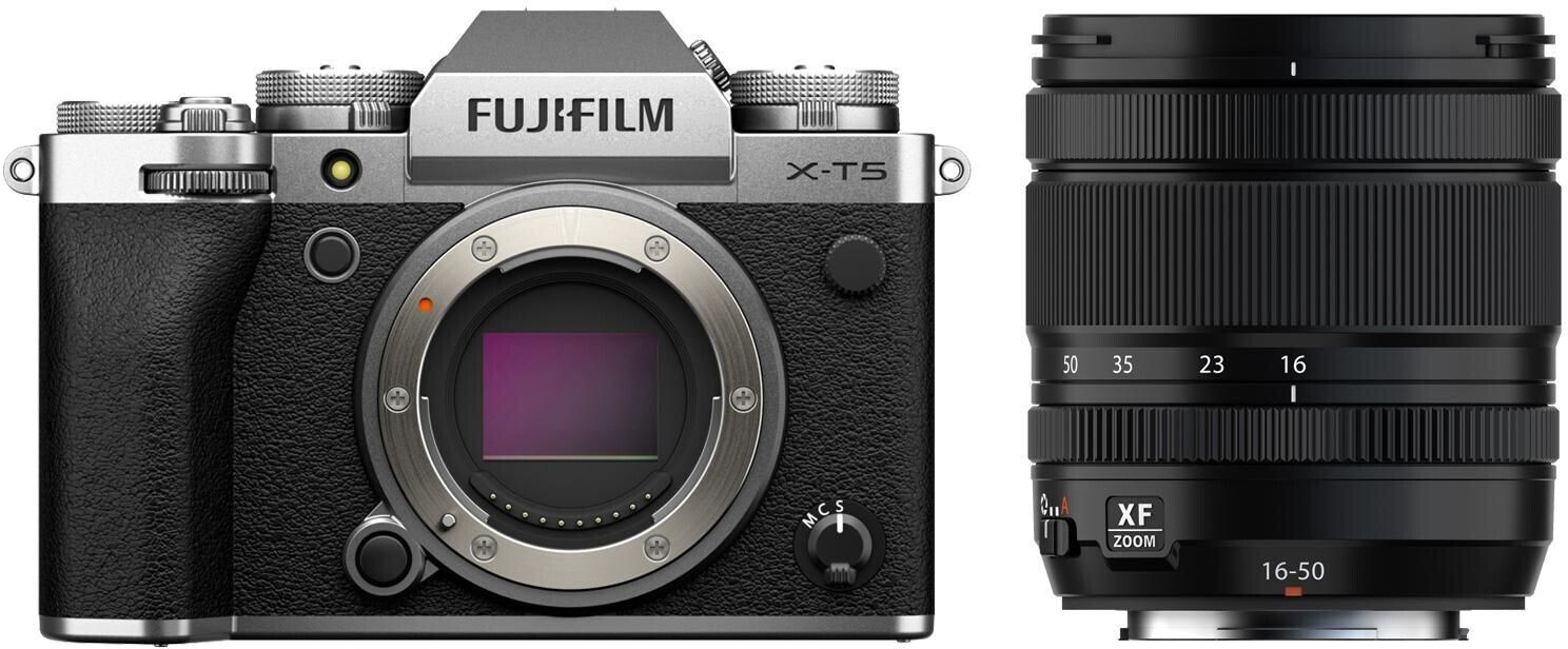 Fujifilm X-T5 silber KIT mit XF 16-50mm F2.8-4.8 R LM WR