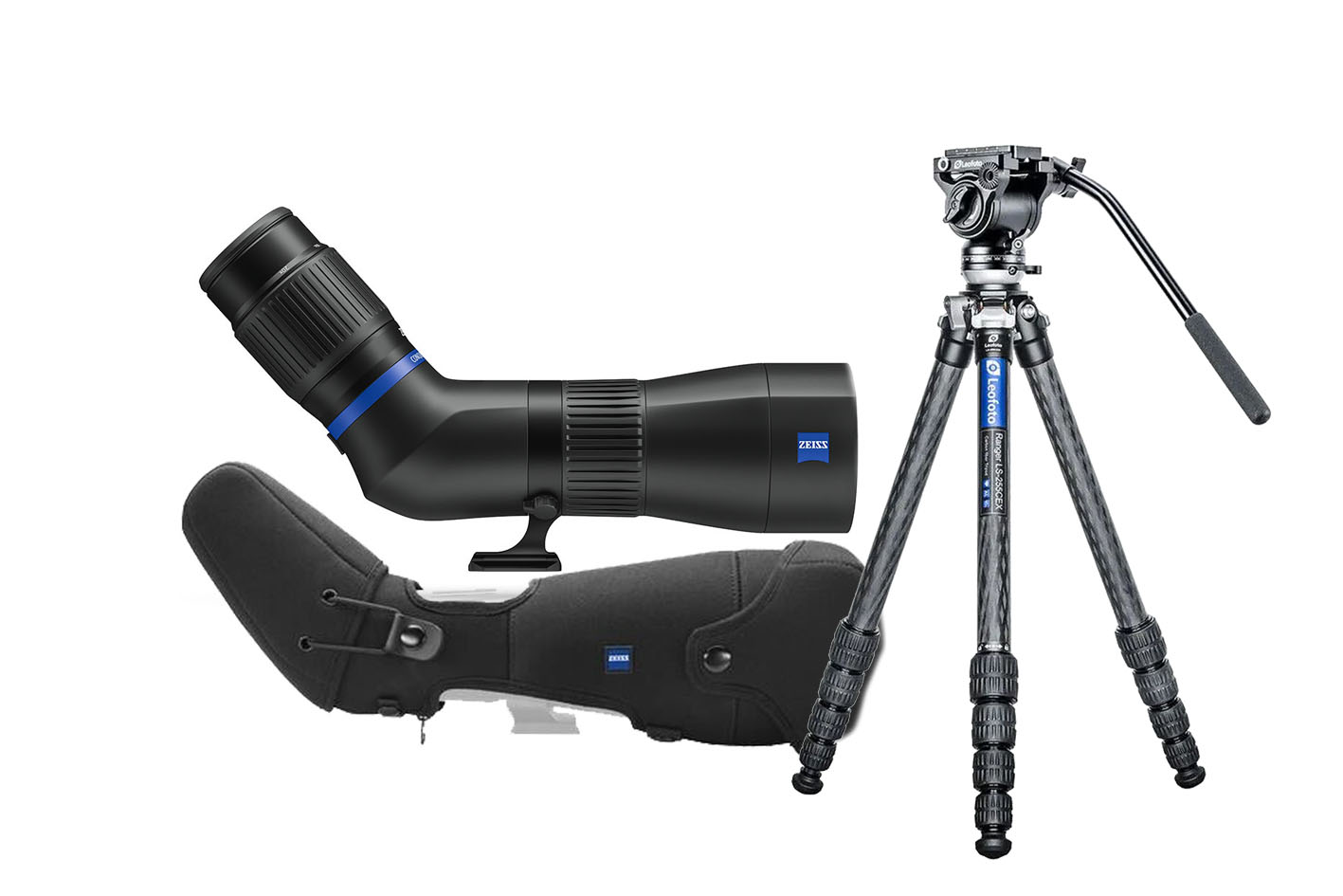 ZEISS Conquest Apia 65 Spektiv Set mit 20-50x Okular & Carbon-Stativ