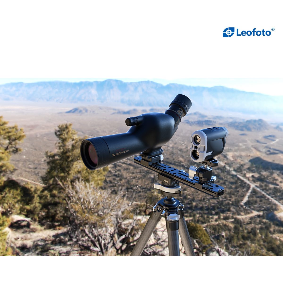 Leofoto FDM-03 Binocular Rangefinder Rail Kit
