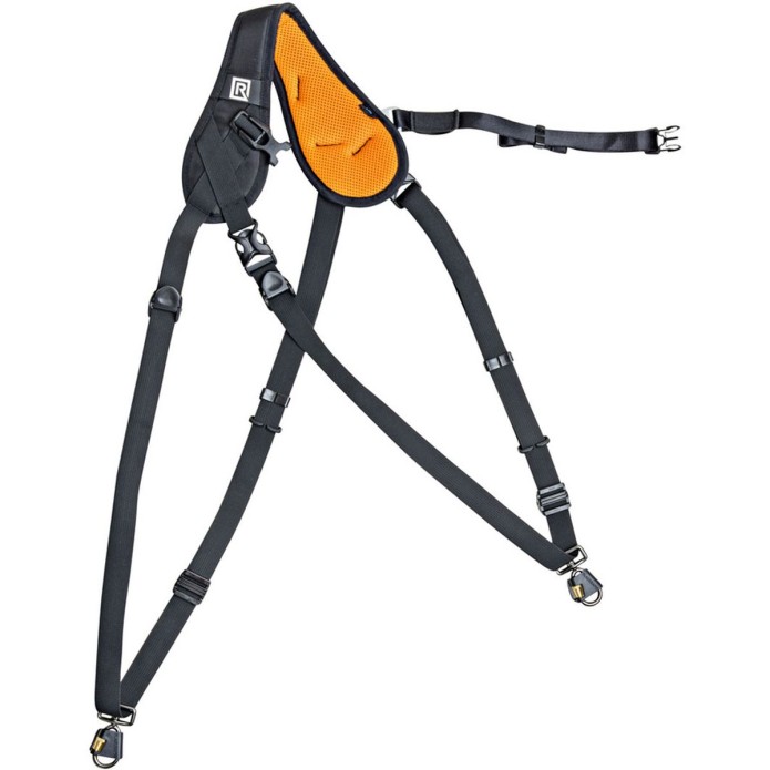 BlackRapid Hybrid X eXtra Comfort Doppel-Kameragurt – Professioneller Sling-Gurt für zwei Kameras