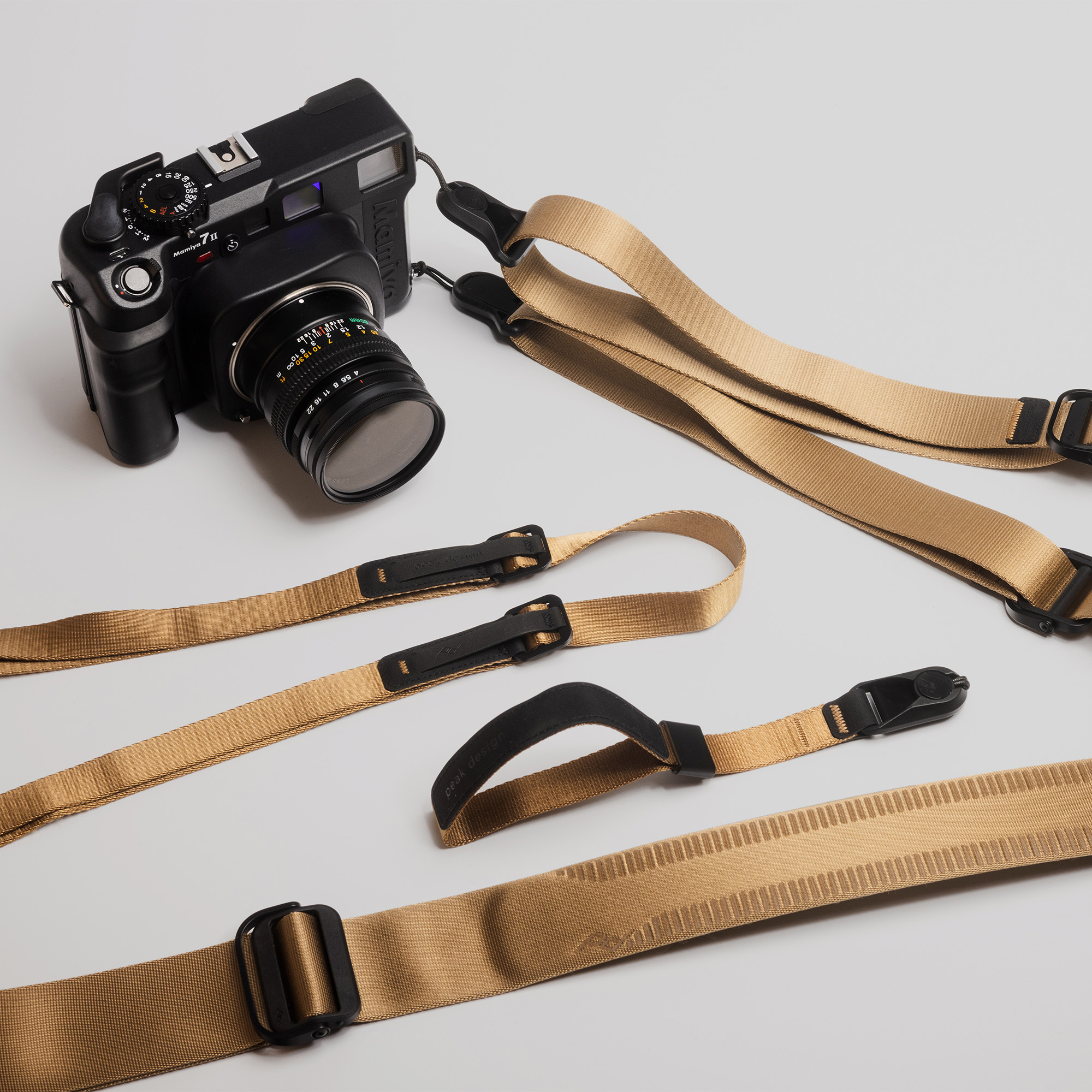 Peak Design Slide Lite Coyote (Braun/Beige) - Kameragurt für mittlere und große DSLR-Kameras