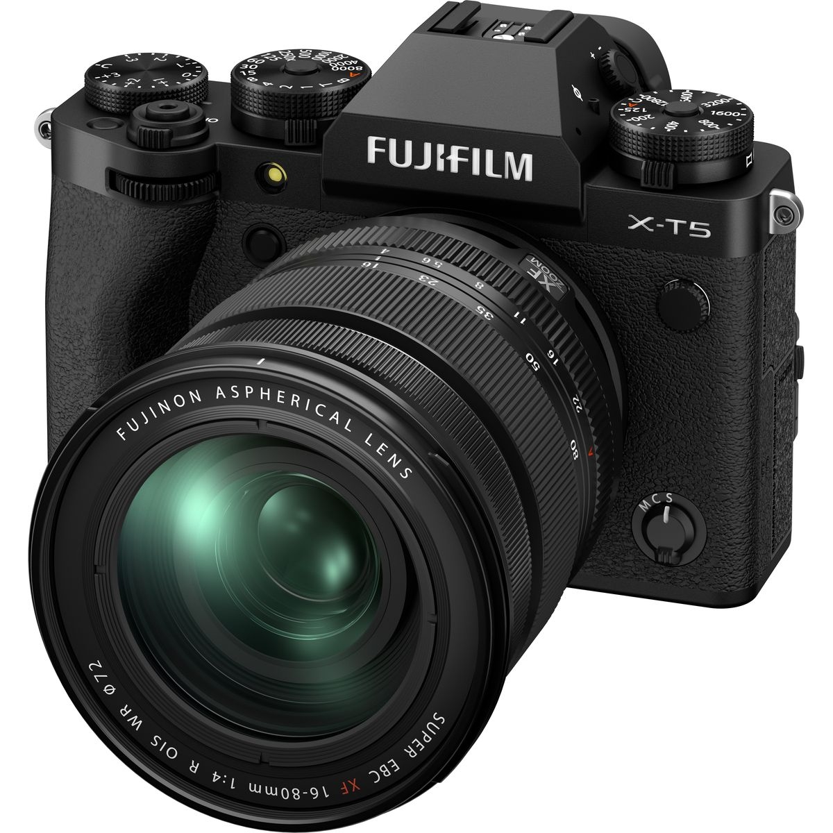 Fujifilm X-T5 schwarz KIT mit FUJINON XF 16-80mm F4 R OIS WR