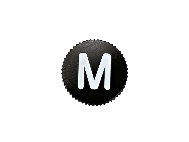 Leica Camera Soft Release Knopf "M" 12mm, schwarz - Auslöseknopf
