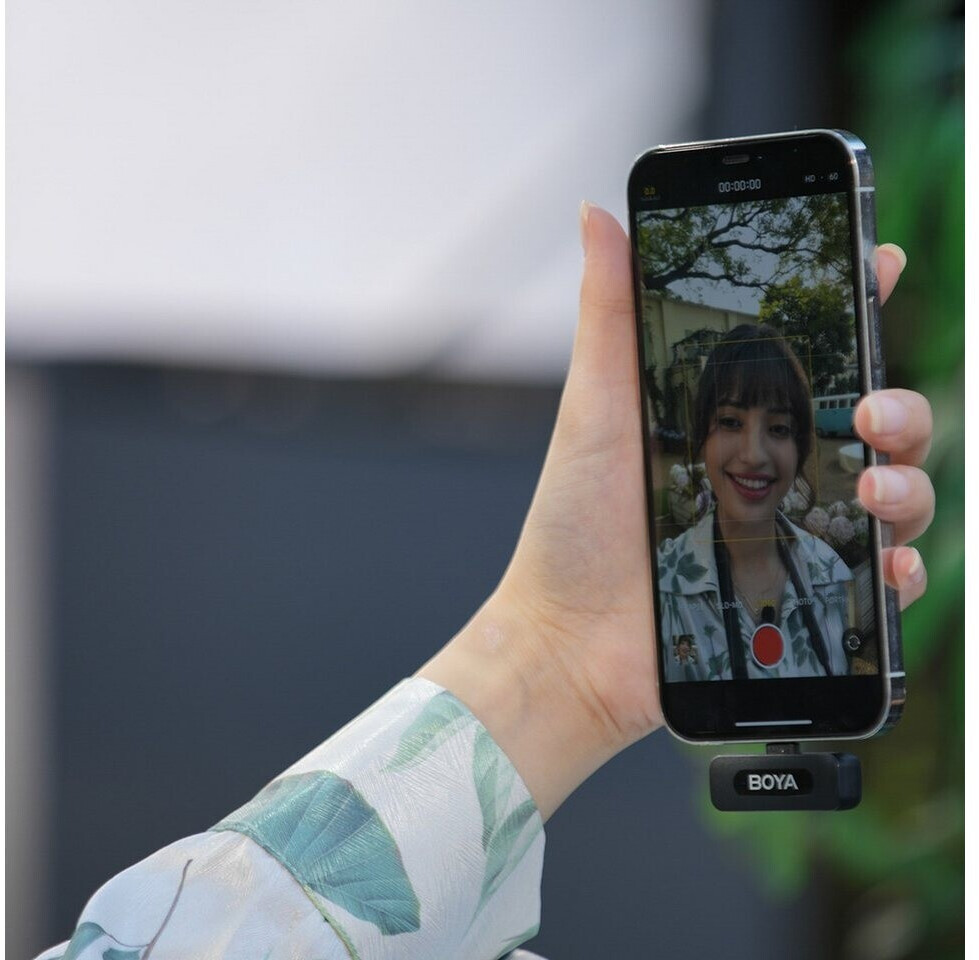 BOYA BY-V20 V2.0 – Kabelloses Dual-Mikrofon mit USB-C für Smartphone, Tablet und Content Creation
