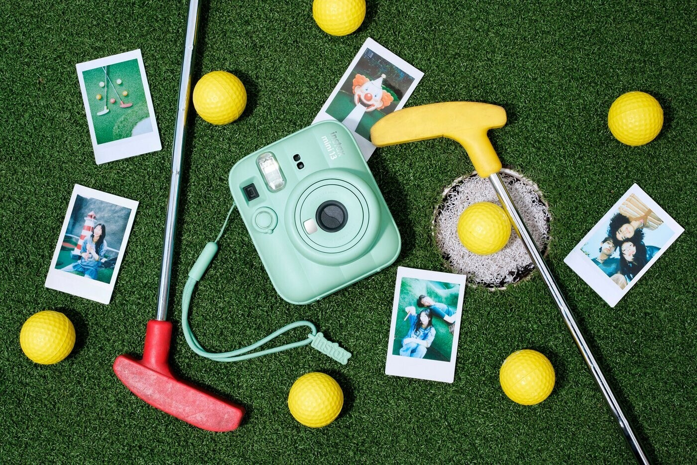 FUJIFILM instax mini 13 Lagoon Green – Sofortbildkamera