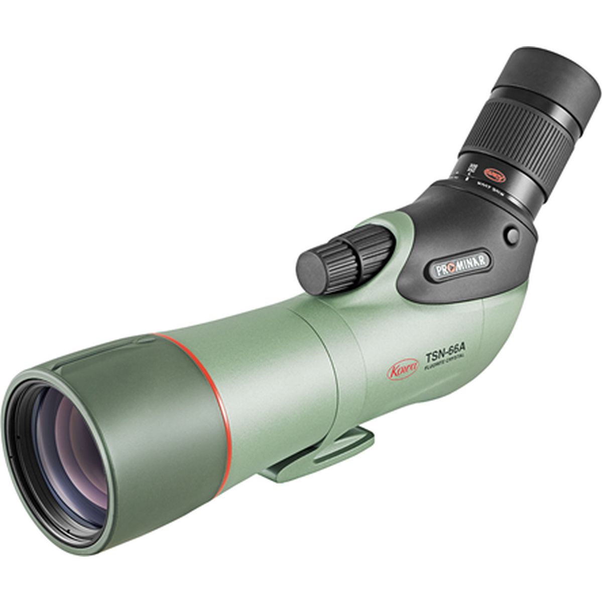 Kowa Spektiv TSN-66A PROMINAR 25-60x66 Travel-Kit (inkl. Tasche + Vario Scope Adapter+ Leofoto Manba LV-324C + BV-10 Stativkit
