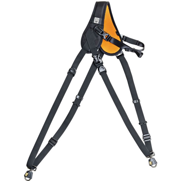 BlackRapid Hybrid X eXtra Comfort Doppel-Kameragurt – Professioneller Sling-Gurt für zwei Kameras