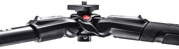 Manfrotto MK190X3-2W Aluminium-Stativ mit XPRO Fluid-2-Wege-Neiger (K)
