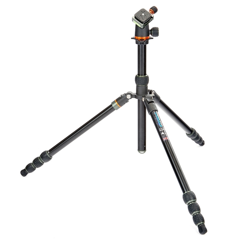 3 Legged Thing Punks Anarchy Travis Allround-Reisestativ aus Aluminium mit AirHed Neo Kugelkopf schwarz inkl. Einbeinstativ