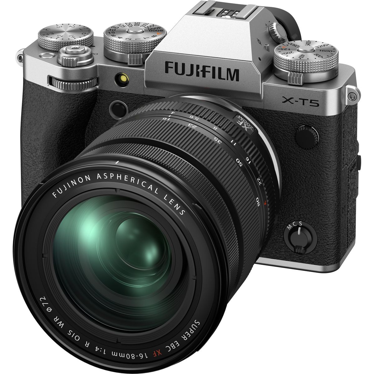 Fujifilm X-T5 silber KIT mit FUJINON XF 16-80mm F4 R OIS WR