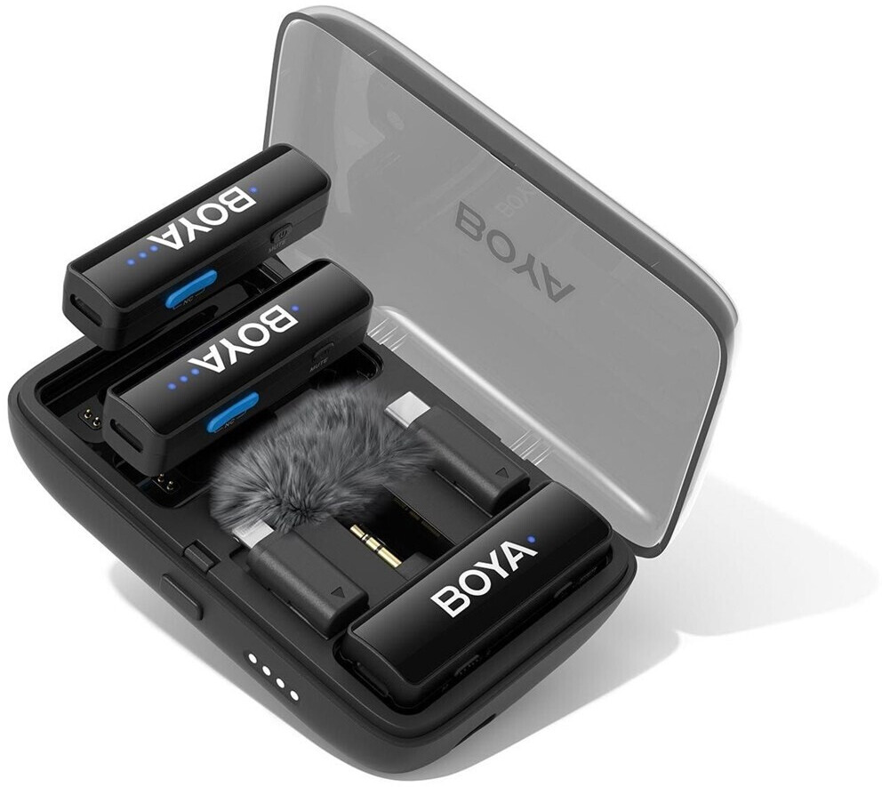 BOYALINK V2.0 Wireless Mikrofon Set – für Smartphone & Kamera
