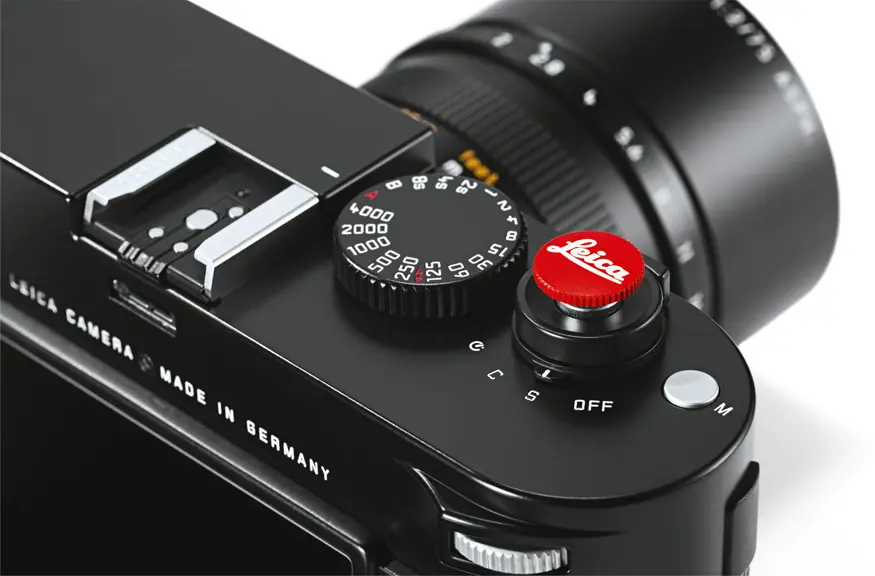 Leica Camera Soft Release Knopf 12mm,  chrome – Hochwertiger Auslöseknopf