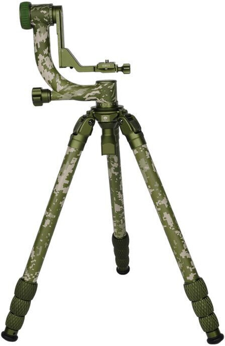 SIRUI Explorer CT-3204 + CH20 Camouflage – Carbon-Stativ mit Gimbal-Kopf für Wildlife