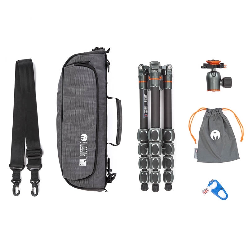 3 Legged Thing Pro 2.0 Leo Carbon Tripod + AirHedPro LV Grey