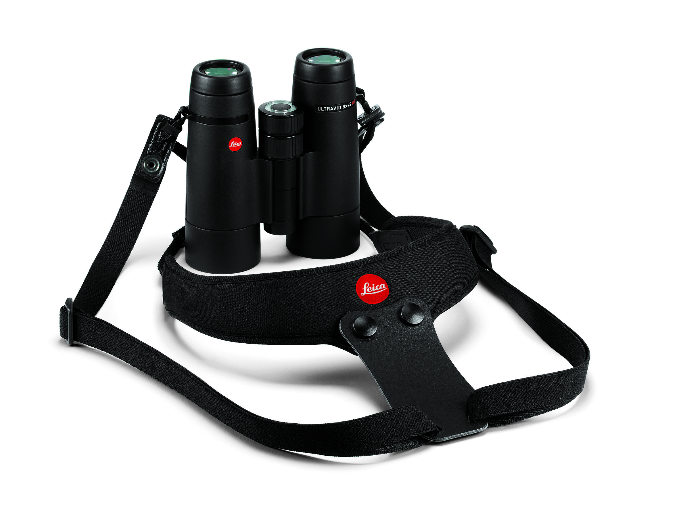 Leica Neopren Fernglasgurt "Sport", nachtschwarz