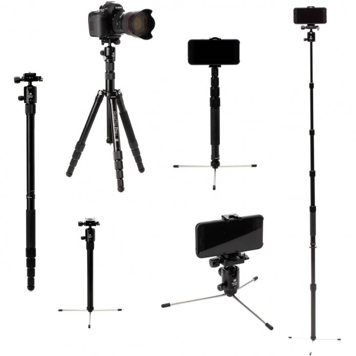 MeFoto Roadtrip Pro Alu Tripod Black