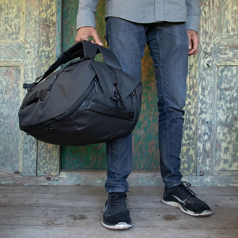 Peak Design Travel Duffelpack Bag 65L Reisetasche mit Rucksackgurten - Black (Schwarz)