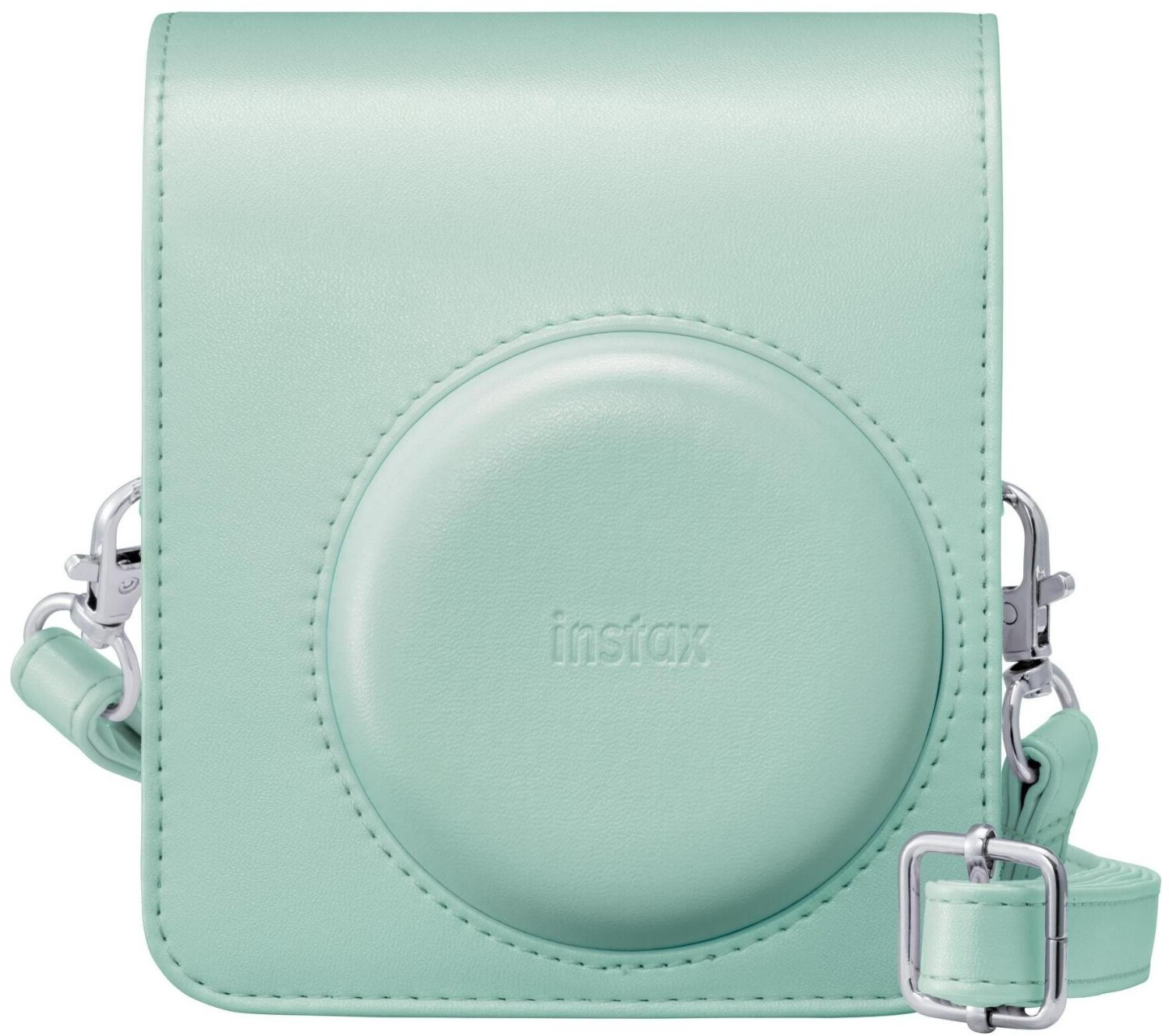 FUJIFILM Instax Mini 13 Kameratasche Lagoon Green – Original Schutzhülle mit Schultergurt