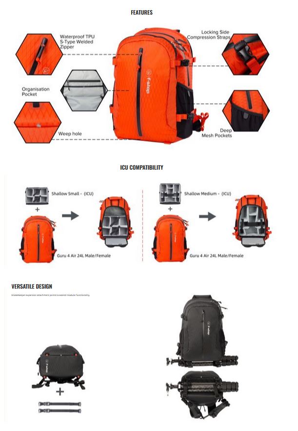 f-stop Guru AIR 24L Anthracite Kamerarucksack