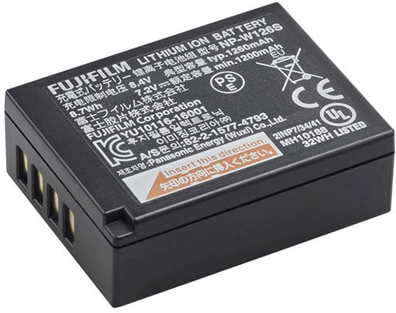 Fujifilm NP-W126s Original Lithium-Ionen-Akku