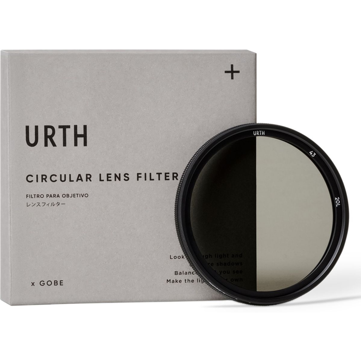 Urth 72 mm ND2-32 (1-5 Stop) Variable ND Objektivfilter (Plus+)